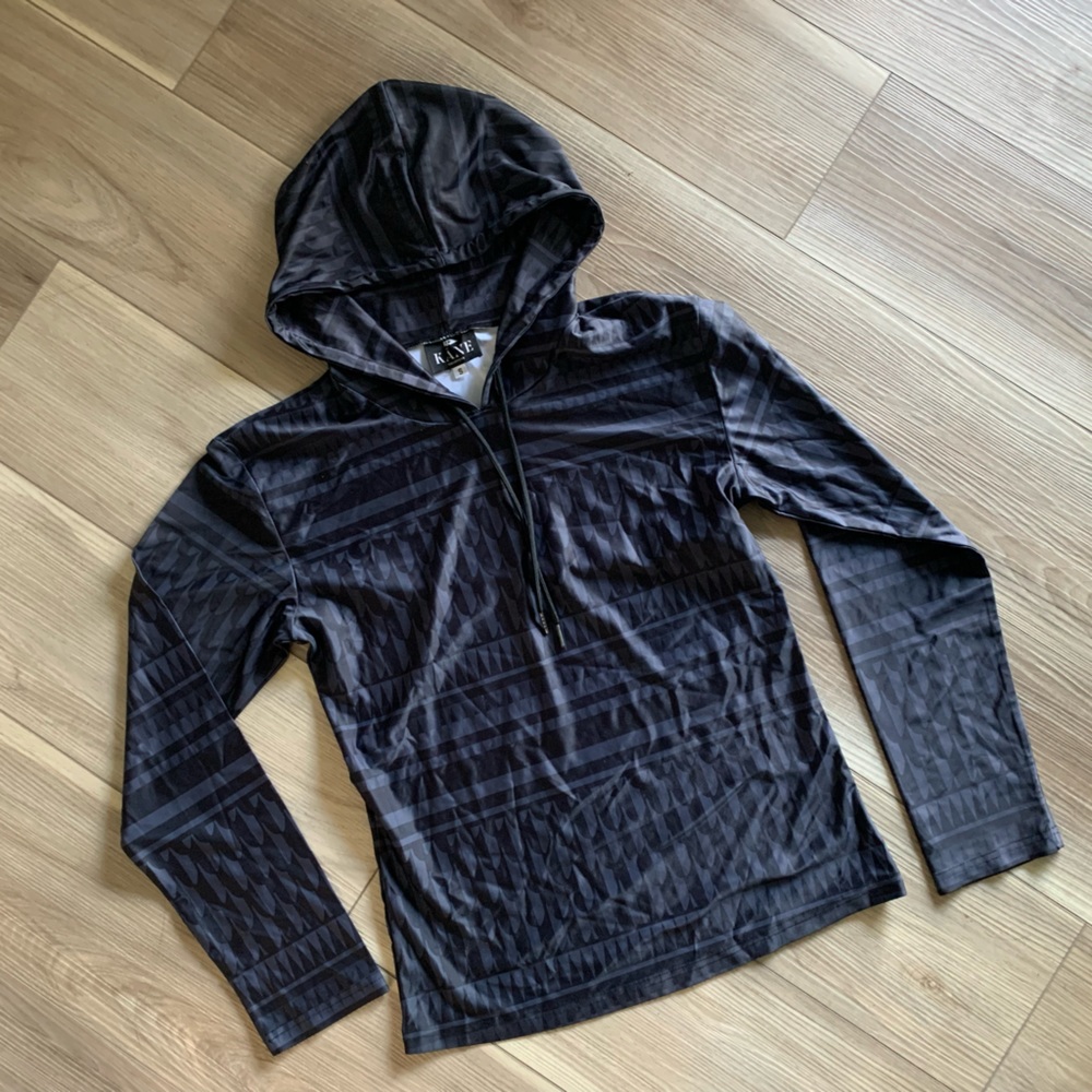 KANE COLLECTIVE HOLO HOLO RASHGUARD WITH HOODIE